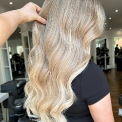 blonde balayage at terence paul salons greater manchester